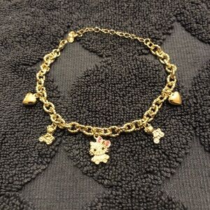 Hello Kitty Bracelet with Heart Accents